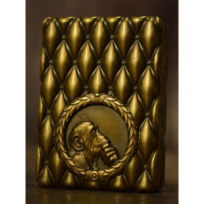 couple monkey  handmade brass kerosene lighter creative retro design