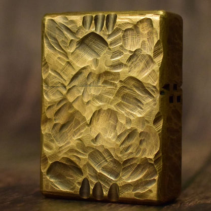 Snake Hand-carved Brass Vintage Lighter