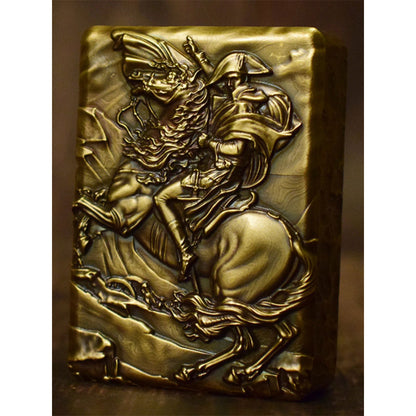 Napoleon pure copper engraving vintage lighter handmade lighter